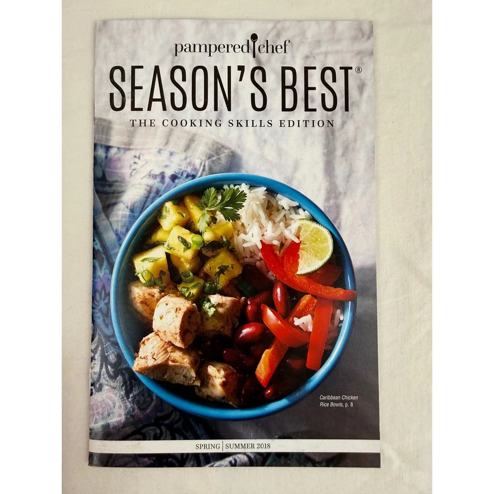 Pampered Chef Seasons Best Recipe‎ Book Lot of 5 2011-2020 Cookbooks Multi-Year